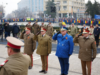 Ziua Unirii Principatelor Române, la Iași Foto:Brigada 15 Mecanizată