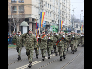 Ziua Unirii Principatelor Române, la Iași Foto:Brigada 15 Mecanizată