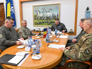 Întrevedere cu comandantul Forțelor Aeriene Americane în Europa și Africa Foto:Alexandru Badea