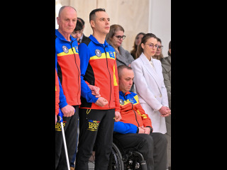 Ceremonie de plecare a echipei Invictus România  Foto:Alexandru Badea