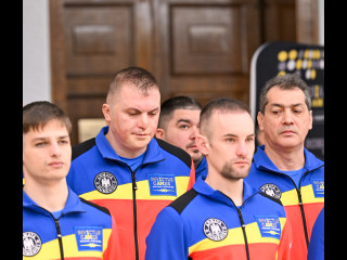 Ceremonie de plecare a echipei Invictus România  Foto:Alexandru Badea
