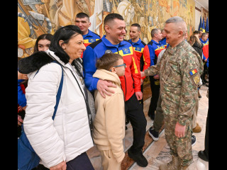 Ceremonie de plecare a echipei Invictus România  Foto:Alexandru Badea
