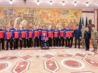 Ceremonie de plecare a echipei Invictus România  Foto:Alexandru Badea