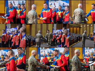 Ceremonia de întoarcere a membrilor echipei Invictus Foto:Alexandru Badea, Costel Pătrașcu