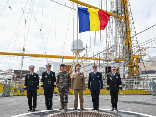 Întrevedere cu șeful Statului Major al Forțelor Navale din Franța Foto:Alexandru Badea