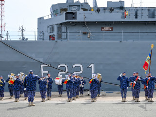 Întrevedere cu șeful Statului Major al Forțelor Navale din Franța Foto:Alexandru Badea
