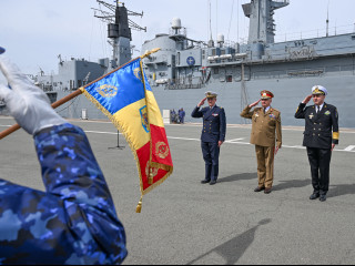 Întrevedere cu șeful Statului Major al Forțelor Navale din Franța Foto:Alexandru Badea