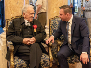 Cadouri pentru veteranii și văduvele de război  Foto:Alexandru Badea