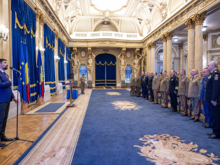 Festivitate dedicată împlinirii a 35 de ani de la înființarea Poliției Militare în Armata României Foto:Alexandru Badea