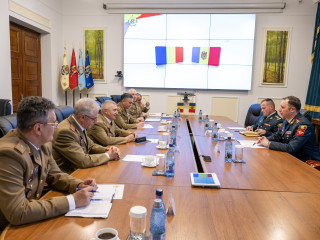 Vizita șefului Marelui Stat Major al Armatei Naționale din Republica Moldova Foto:Alexandru Badea