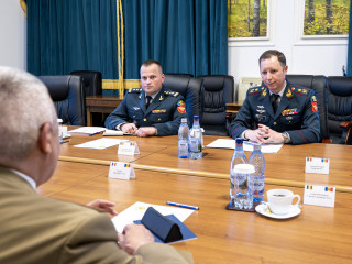 Vizita șefului Marelui Stat Major al Armatei Naționale din Republica Moldova Foto:Alexandru Badea