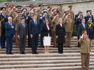 Ceremonie militară dedicată Zilei Eroilor la Mormântul Ostașului Necunoscut Foto:Cristi Dobre