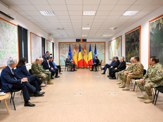 Președintele României și regele Spaniei, vizită la Centrul Național de Instruire Întrunită „Getica” Foto:Alexandru Badea