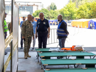 Șeful Statului Major al Apărării, la exercițiul SEISM 2025 Foto:Departamentul pentru Situaţii de Urgenţă