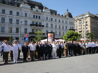 Ceremonie militară dedicată Zilei Drapelului Național  Foto:Valentin Ciorbîrcă