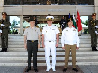 Șeful Statului Major al Apărării, la Reuniunea trilaterală Bulgaria-România-Turcia privind cooperarea în regiunea Mării Negre Foto:Statul Major al Apararii din Bulgaria 