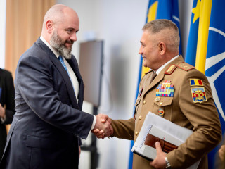 Întrevedere cu delegație a Departamentului Apărării al SUA Foto:Laurențiu Turoi 