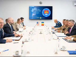 Întrevedere cu delegație a Departamentului Apărării al SUA Foto:Laurențiu Turoi 