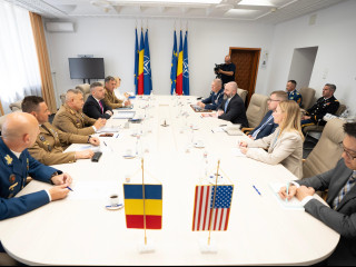 Întrevedere cu delegație a Departamentului Apărării al SUA Foto:Laurențiu Turoi 