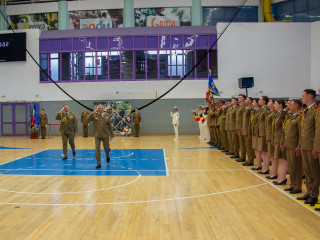 Absolvirea promoției „Regina Maria - 150” a Academiei Forțelor Terestre Foto:Academia Forțelor Terestre