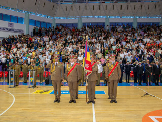 Absolvirea promoției „Regina Maria - 150” a Academiei Forțelor Terestre Foto:Academia Forțelor Terestre
