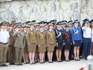 Festivitate de absolvire la Academia Națională de Apărare  Foto:Valentin Ciorbîrcă