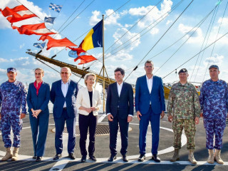 Vizita în România a președintei Comisiei Europene, Ursula von der Leyen Foto:MApN