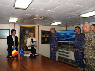 Vizita în România a președintei Comisiei Europene, Ursula von der Leyen Foto:MApN