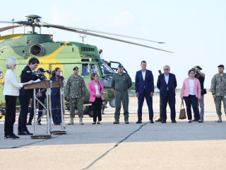 Vizita în România a președintei Comisiei Europene, Ursula von der Leyen Foto:MApN