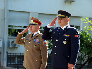 Vizita șefului Statului Major al Apărării în Republica Macedonia de Nord  Foto:mil.mk