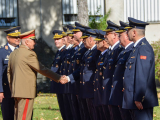 Vizita șefului Statului Major al Apărării în Republica Macedonia de Nord  Foto:mil.mk