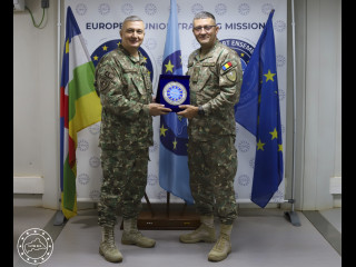 România, continuitate la comanda Misiunii Uniunii Europene de Instruire a Forțelor Armate din Republica Centrafricană Foto:EUTM RCA