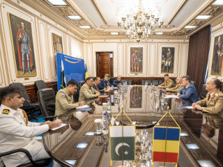 Vizita în România a președintelui Comitetului Întrunit al Statelor Majore din Republica Islamică Pakistan Foto:Laurențiu Turoi 
