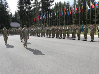 Vizită de lucru în garnizoana Miercurea Ciuc  Foto:Brigada 61 Vânători de Munte