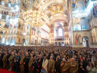 Ziua Clerului Militar, marcată la Catedrala Națională și la Cercul Militar Național  Foto:MApN