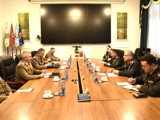 Întrevedere cu șeful Forțelor Terestre din Republica Turcia  Foto:Costel Pătrașcu