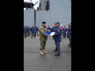 Forțele Navale Române au un nou vânător de mine marine Foto:navy.ro