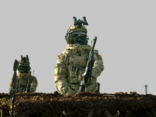 Pregătiri pentru Ziua Națională în Poligonul Ghencea  Foto:Antonio Luca