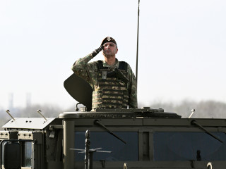 Pregătiri pentru Ziua Națională în Poligonul Ghencea  Foto:Antonio Luca