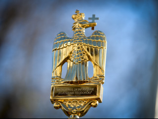 Ceremonie militară de înmânare a Drapelului de Luptă Batalionului 24 Infanterie „Ecaterina Teodoroiu” Foto:Laurențiu Turoi
