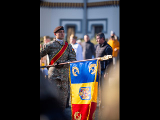 Ceremonie militară de înmânare a Drapelului de Luptă Batalionului 24 Infanterie „Ecaterina Teodoroiu” Foto:Laurențiu Turoi