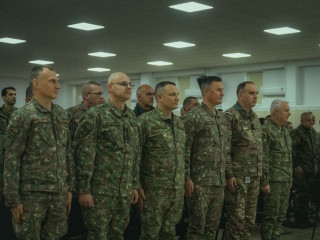 Schimbarea comenzii la Divizia Multinațională Sud-Est. Foto:Antonio Luca