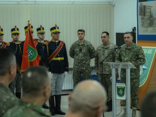 Schimbarea comenzii la Divizia Multinațională Sud-Est. Foto:Antonio Luca