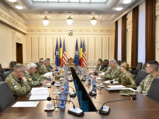 Întrevedere cu comandatul Forțelor Spațiale ale Statelor Unite în Europa și Africa (SPACEFOREUR-AF) Foto:Alexandru Badea