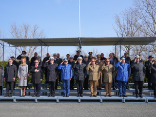 Flotila Fluvială „Mihail Kogălniceanu” a marcat 130 de ani de tradiții militare pe Dunăre Foto:media SMFN