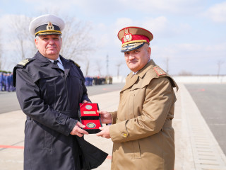 Flotila Fluvială „Mihail Kogălniceanu” a marcat 130 de ani de tradiții militare pe Dunăre Foto:media SMFN