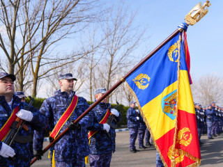 Flotila Fluvială „Mihail Kogălniceanu” a marcat 130 de ani de tradiții militare pe Dunăre Foto:media SMFN