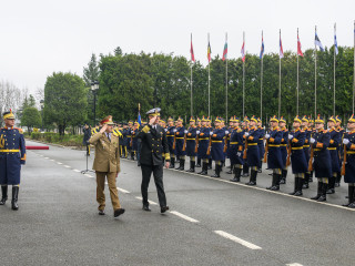 Vizita comandantului Comandamentului Forțelor Întrunite Aliate din Napoli la sediul Ministerului Apărării Naționale Foto:Alexandru Badea