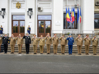 Vizita comandantului Comandamentului Forțelor Întrunite Aliate din Napoli la sediul Ministerului Apărării Naționale Foto:Alexandru Badea