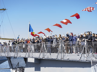 Marș transatlantic al navei-școală „Mircea” Foto:Alexandru Badea
